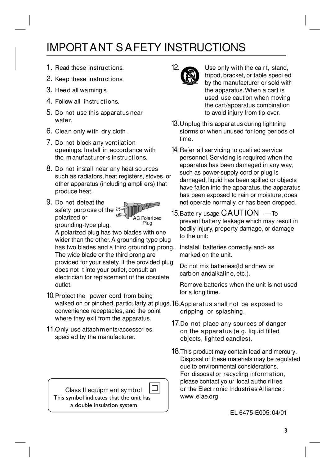 Philips HTS3450, HTS3440 user manual English 