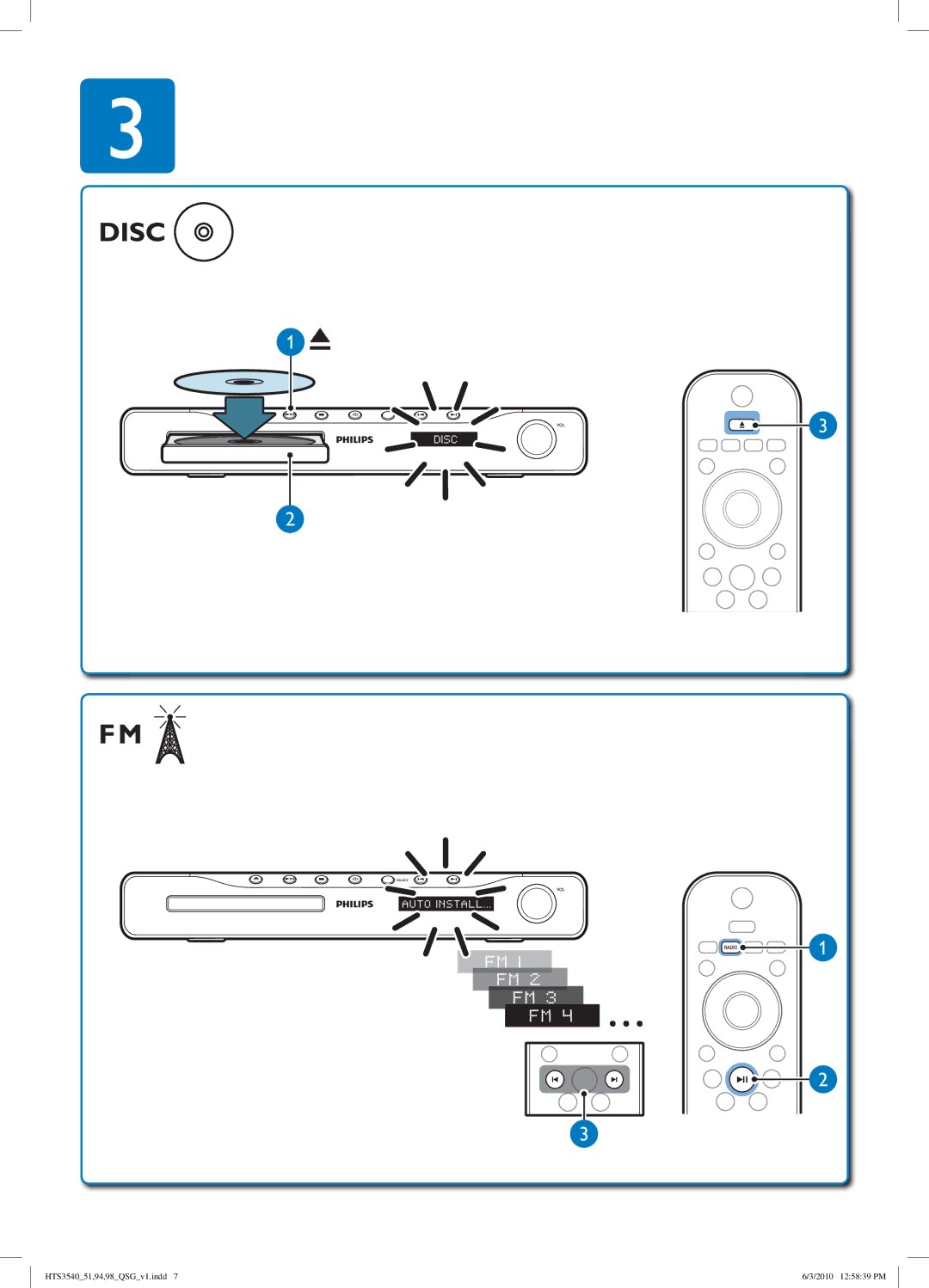 Philips HTS3540/98 quick start HTS354051,94,98QSGv1.indd 2010 125839 PM 