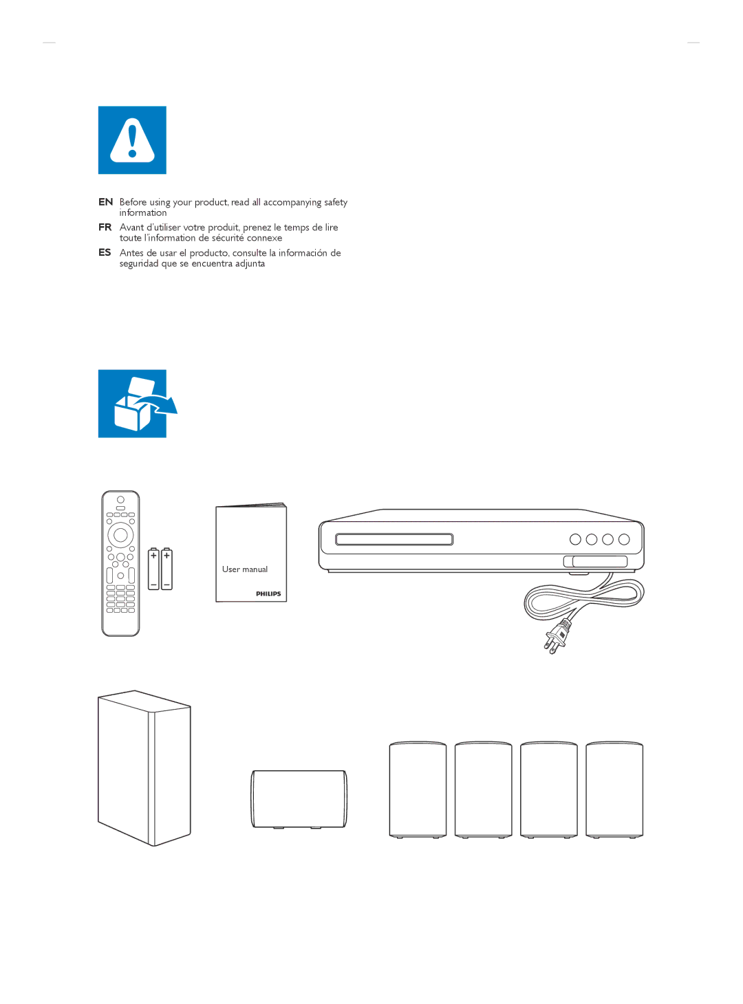 Philips HTS3564 manuel dutilisation 