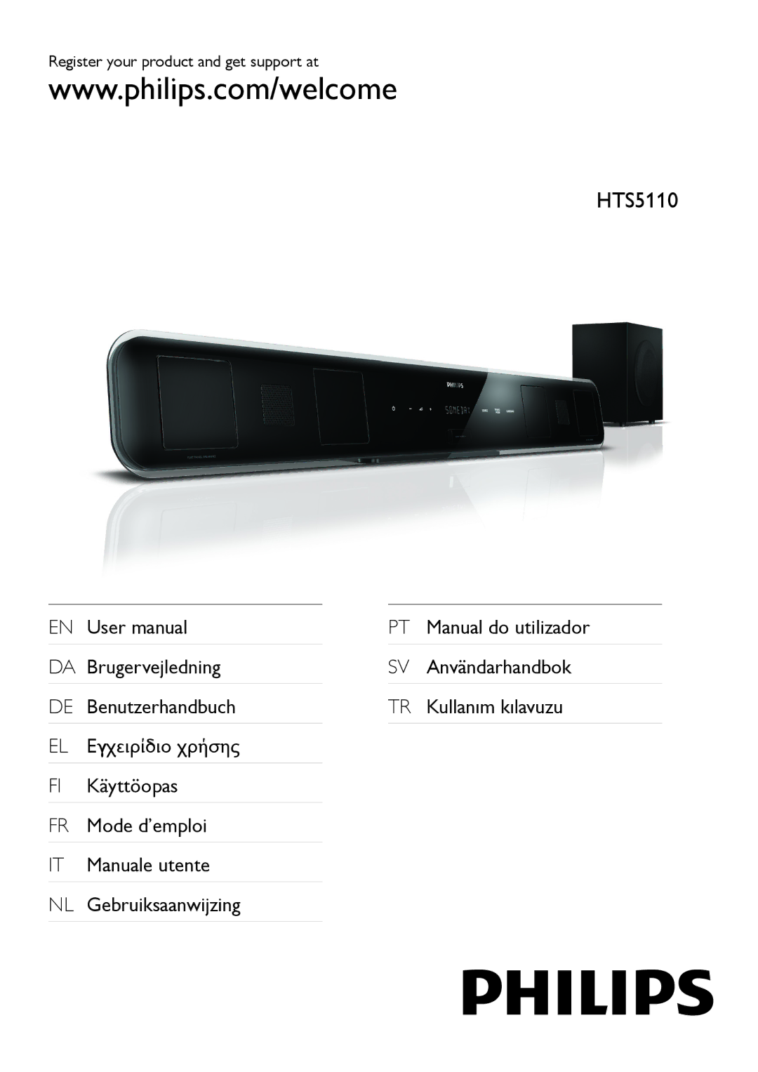 Philips HTS5110 user manual 