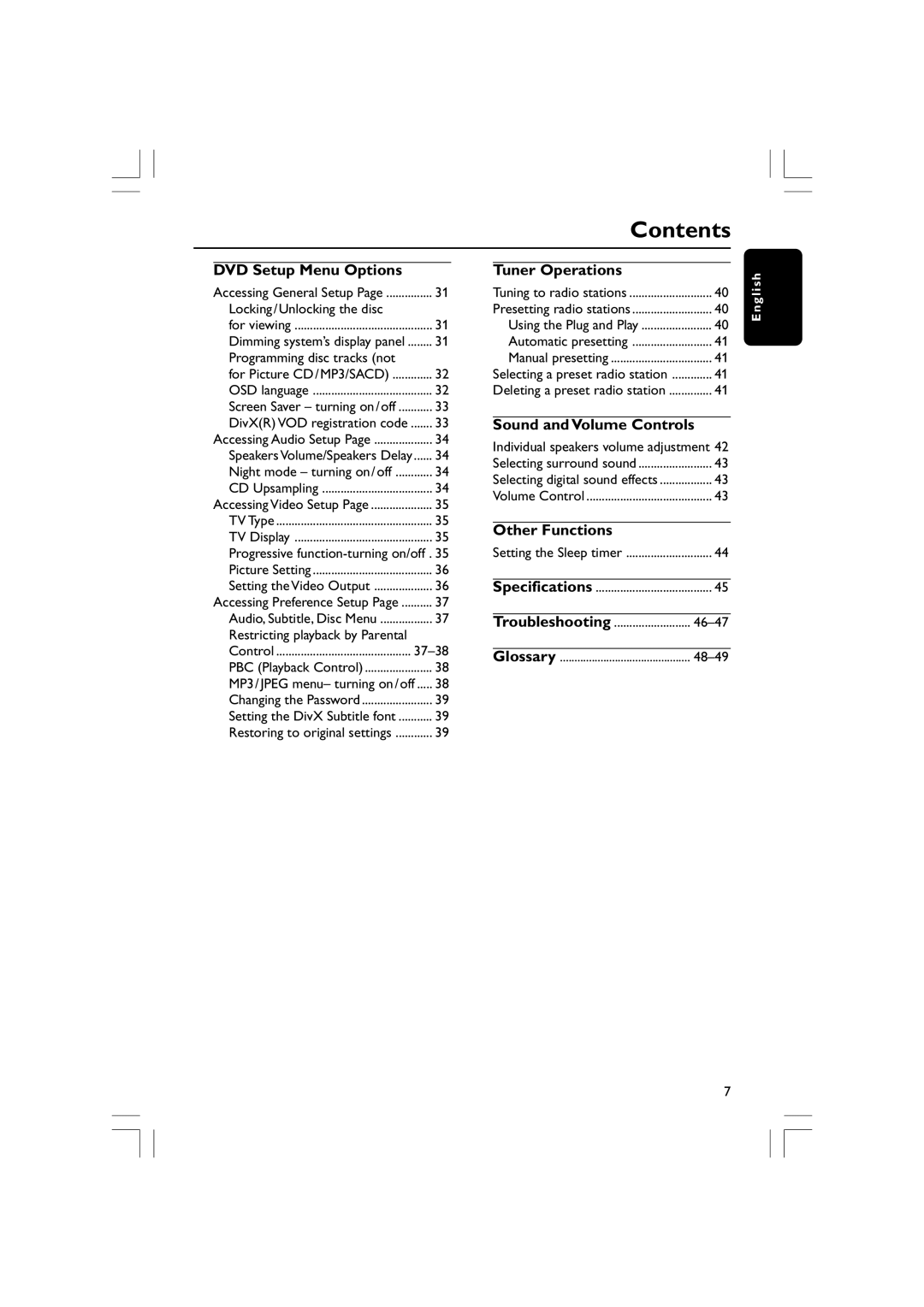 Philips HTS5310S/51 user manual Locking/Unlocking the disc, Troubleshooting 