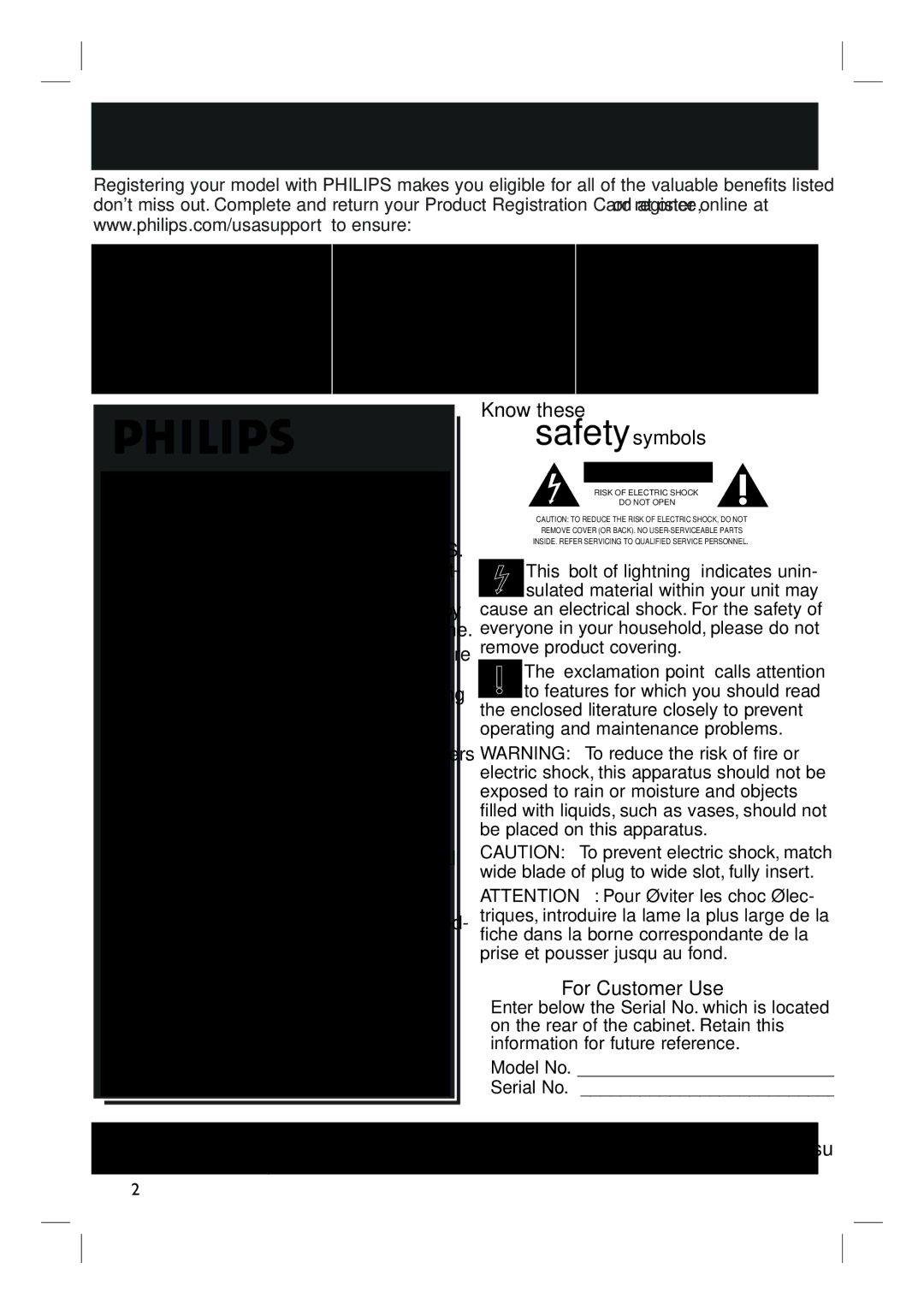 Philips HTS6500 user manual Proof of Purchase, Product Safety Notification, Additional Benefits 