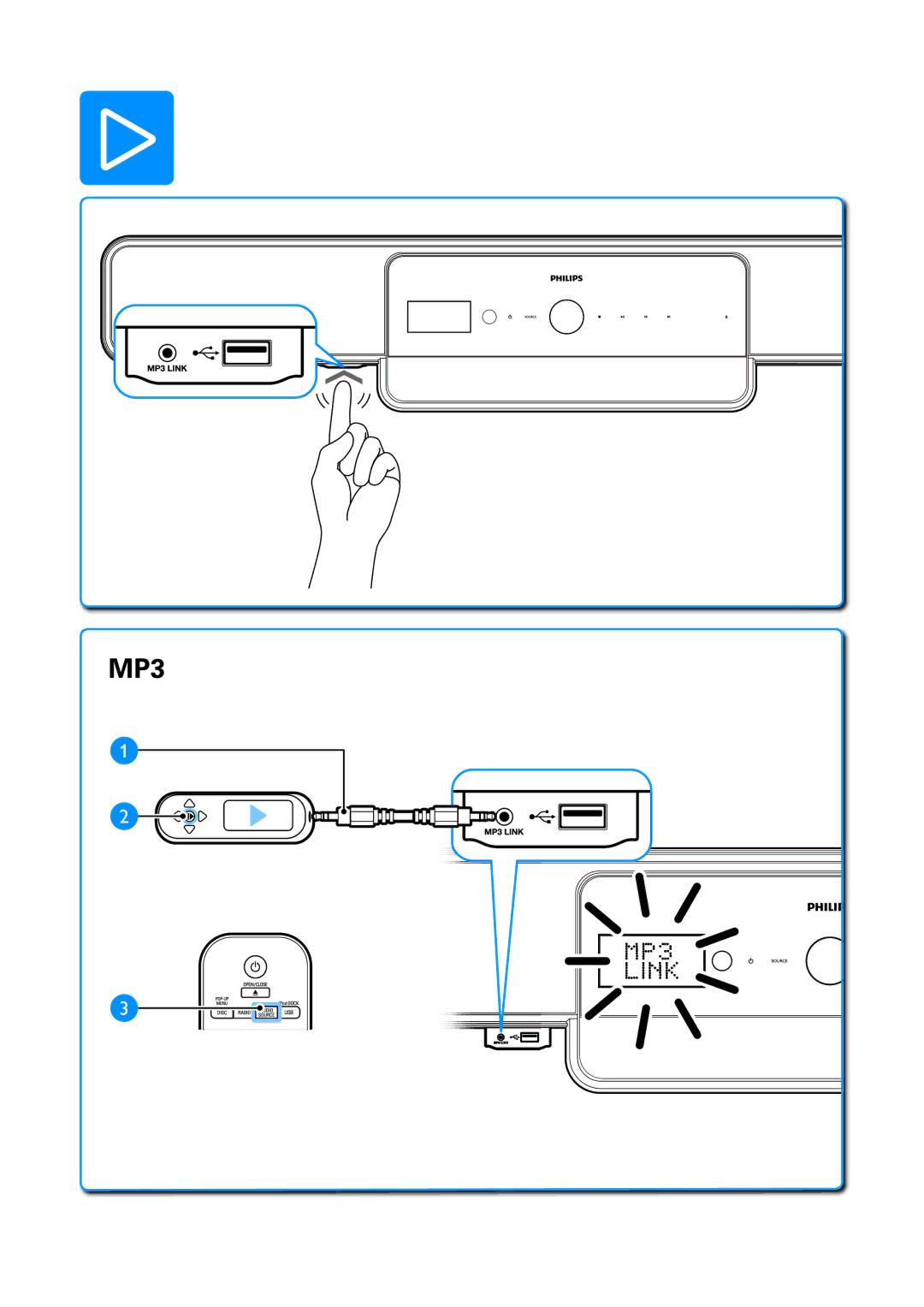 Philips HTS8161B, HTS8160B quick start 