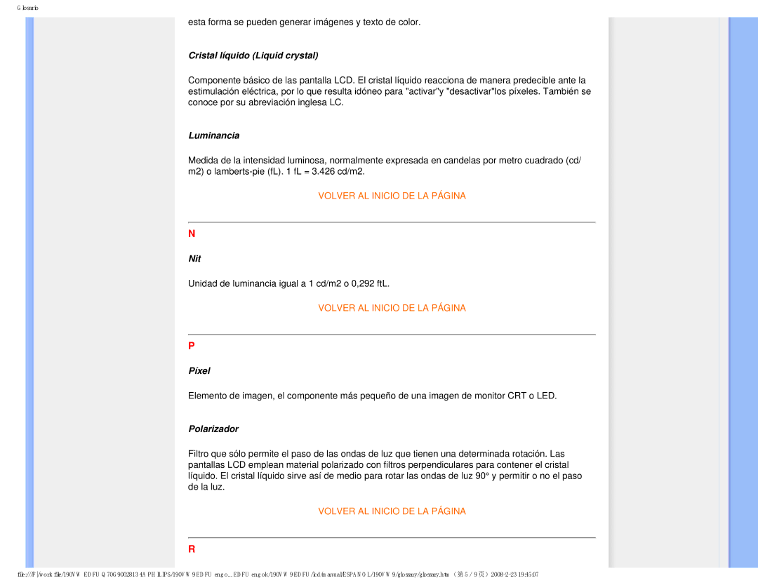 Philips HW9190T user manual Nit 