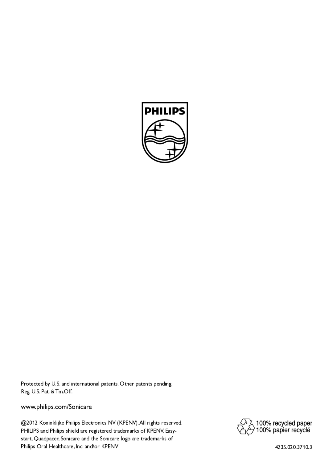 Philips HX6733 manual 