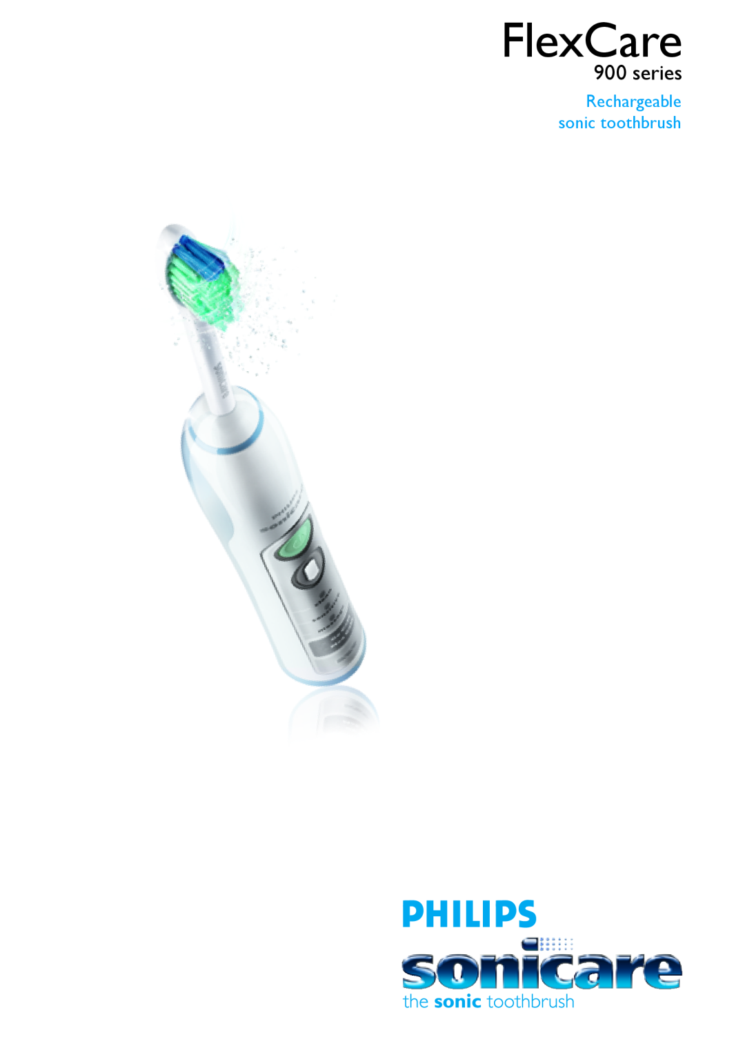 Philips HX6933, HX6942, HX6982, HX6911 manual FlexCare, 00 series, Rechargeable sonic toothbrush 