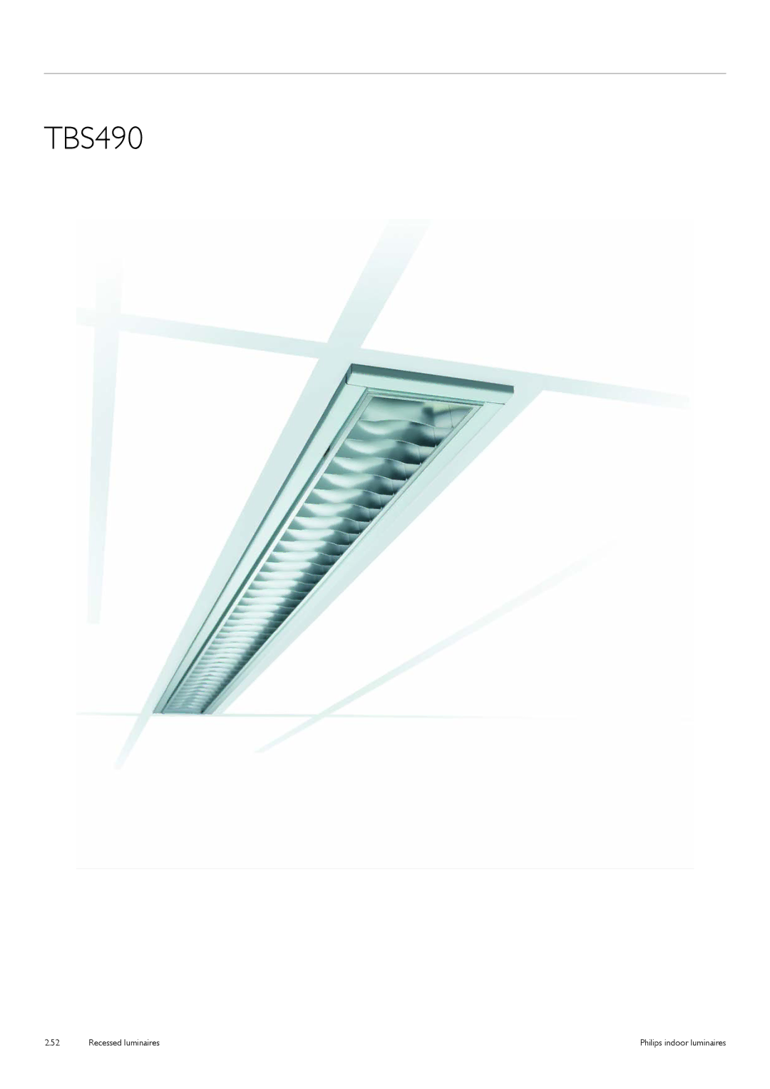 Philips Indoor Luminaires manual TBS490 