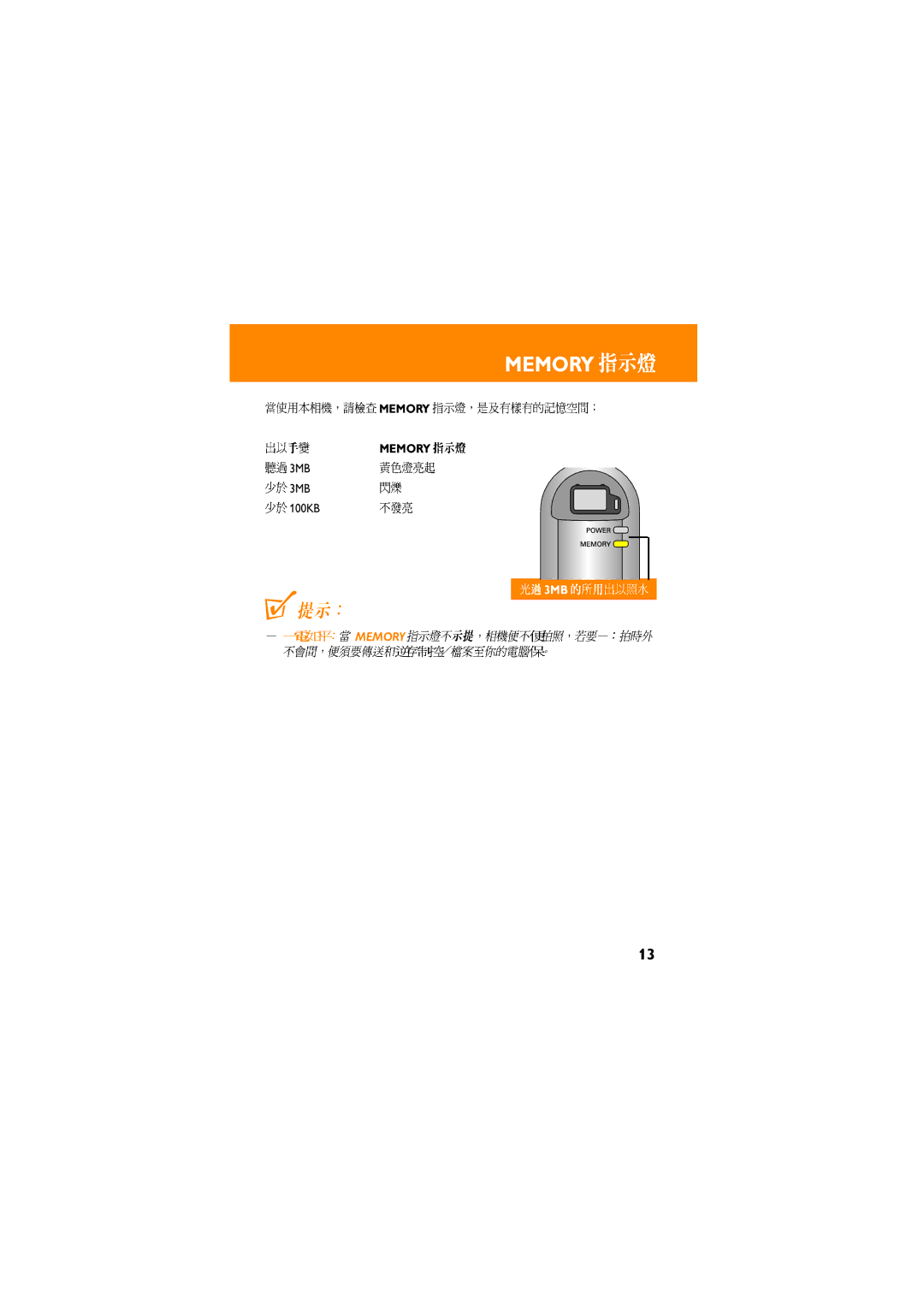 Philips KEY008, KEY0079, KEY0078 manual Memory 