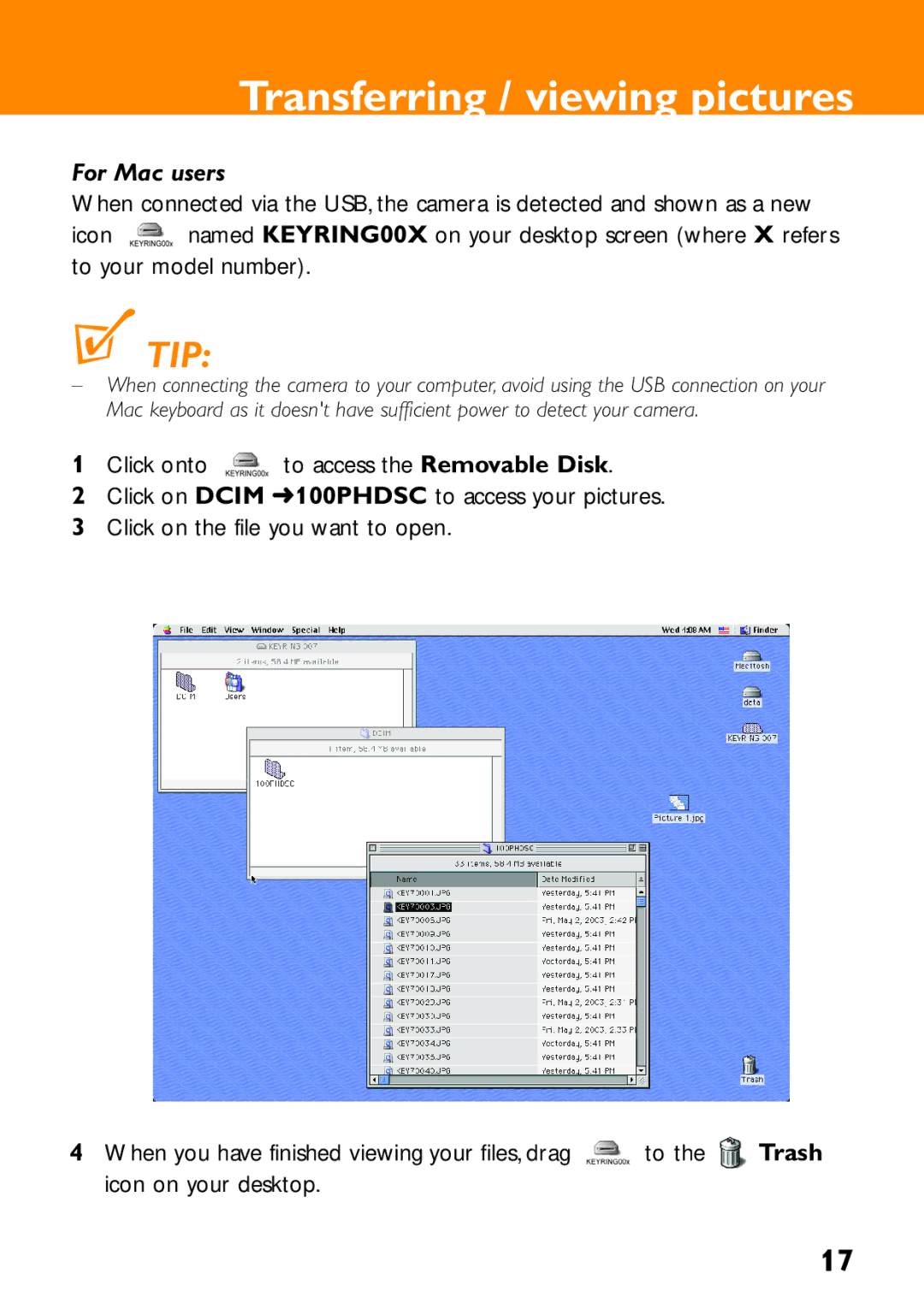 Philips KEY008, KEY0079, KEY0078 user manual For Mac users 