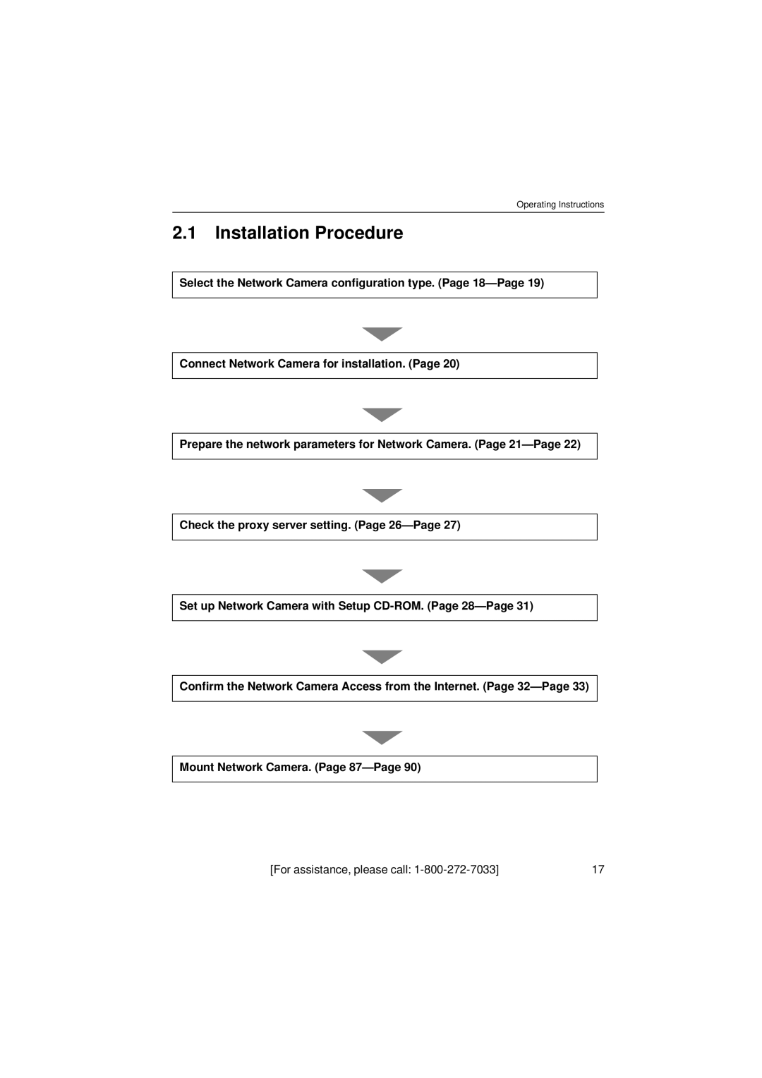 Philips KX-HCM8 operating instructions Installation Procedure 