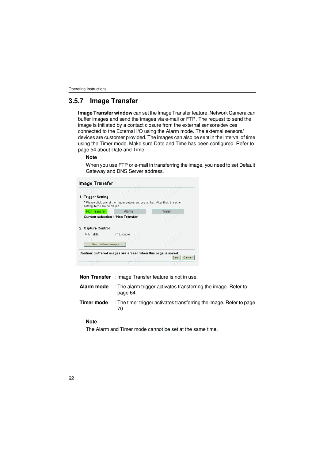 Philips KX-HCM8 operating instructions Image Transfer 