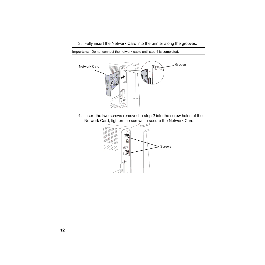 Philips KX-PNBC8 manual Screws 