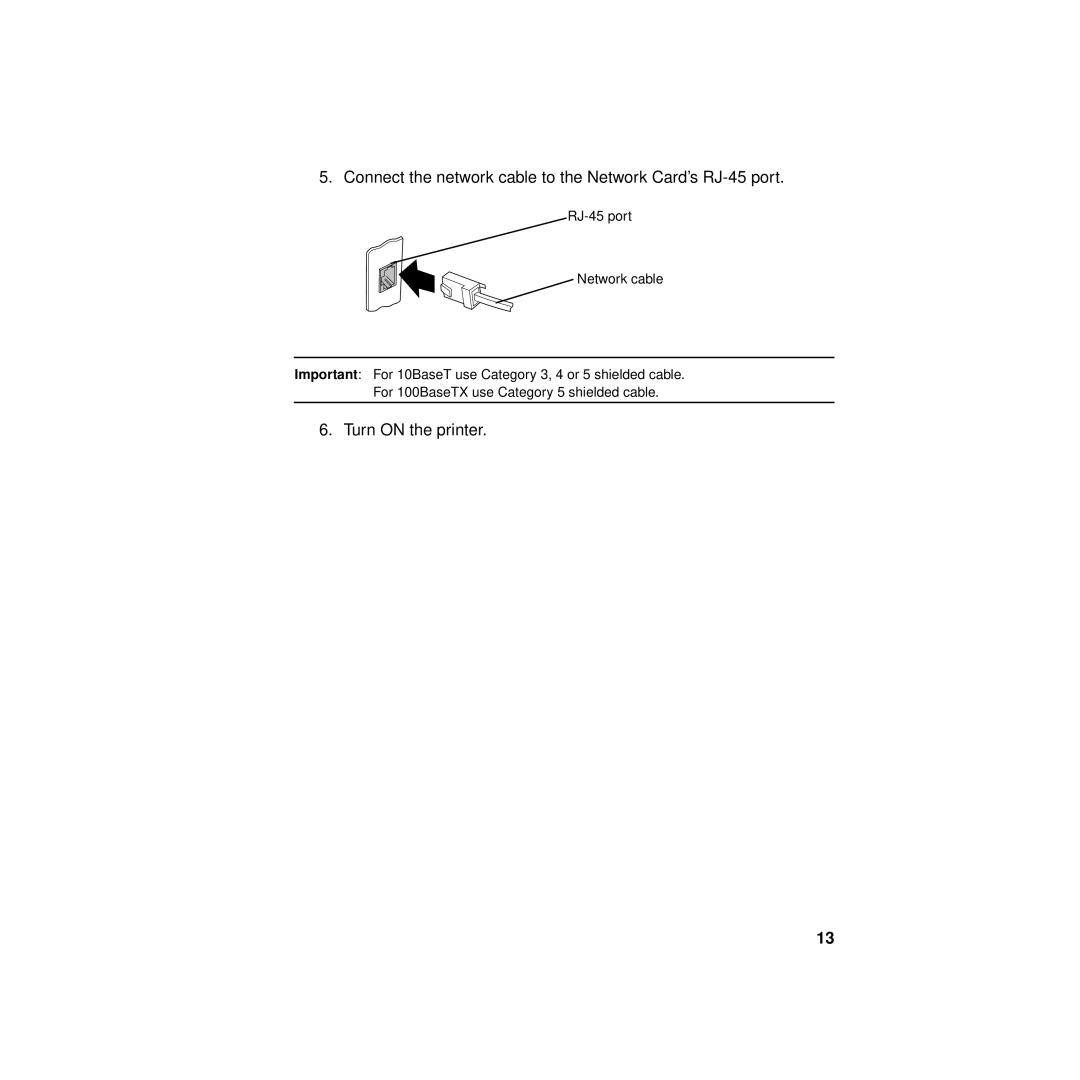 Philips KX-PNBC8 manual Turn on the printer 