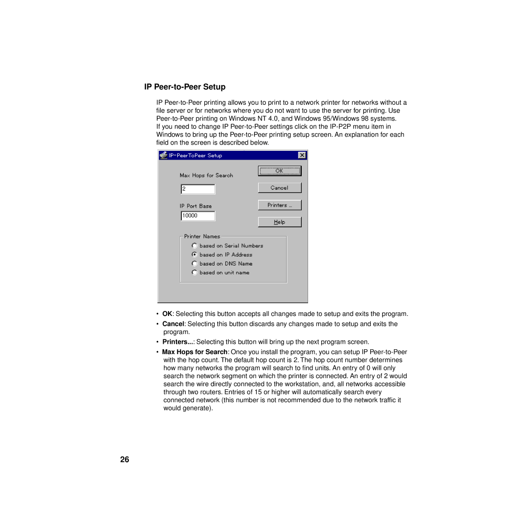 Philips KX-PNBC8 manual IP Peer-to-Peer Setup 