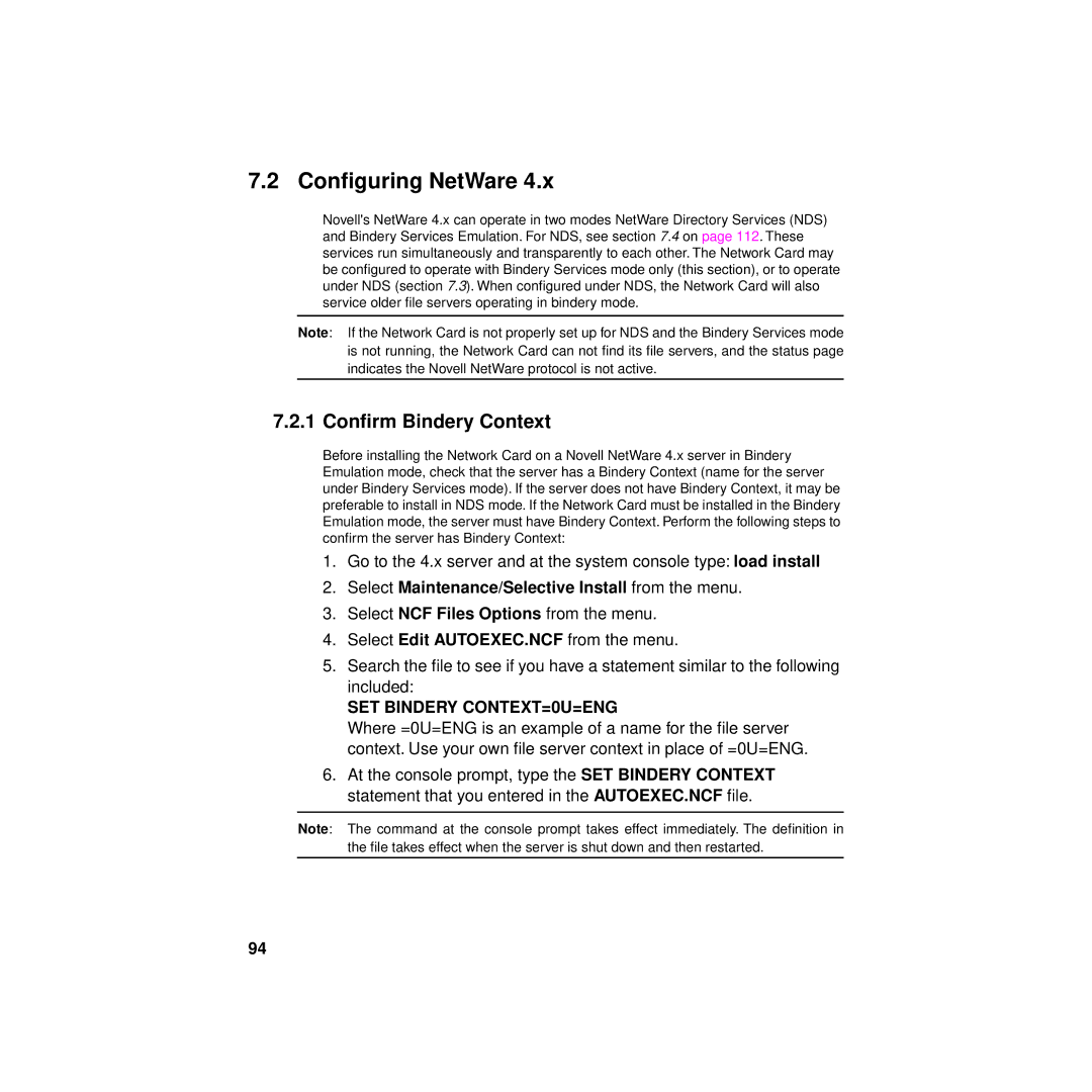 Philips KX-PNBC8 manual 1 Conﬁrm Bindery Context, Select Maintenance/Selective Install from the menu 