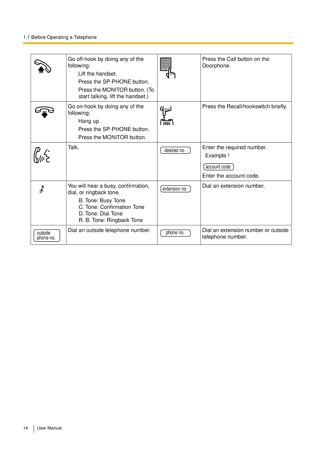 Philips KX-TEA308 user manual Account code  