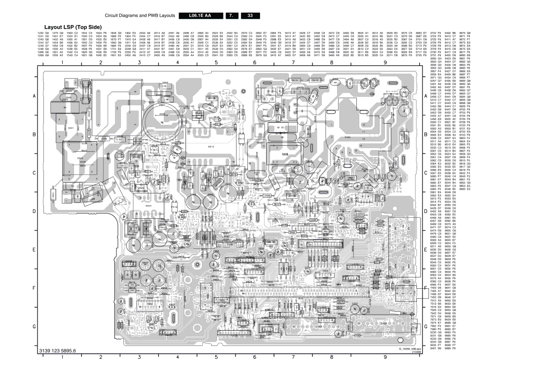 Philips L06.1E AA technical specifications Layout LSP Top Side 