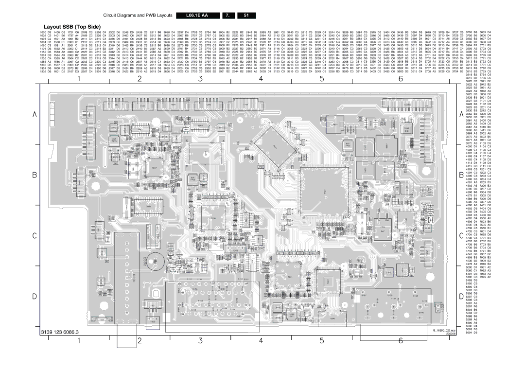 Philips L06.1E AA technical specifications Layout SSB Top Side 