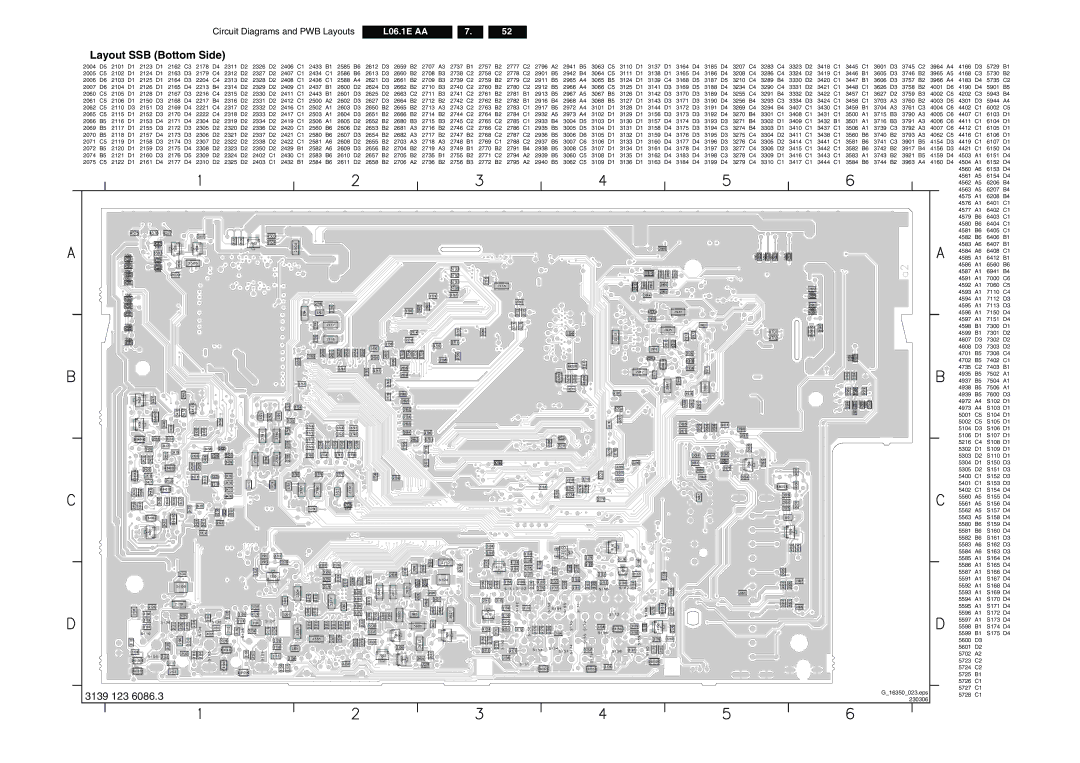 Philips L06.1E AA technical specifications Layout SSB Bottom Side 