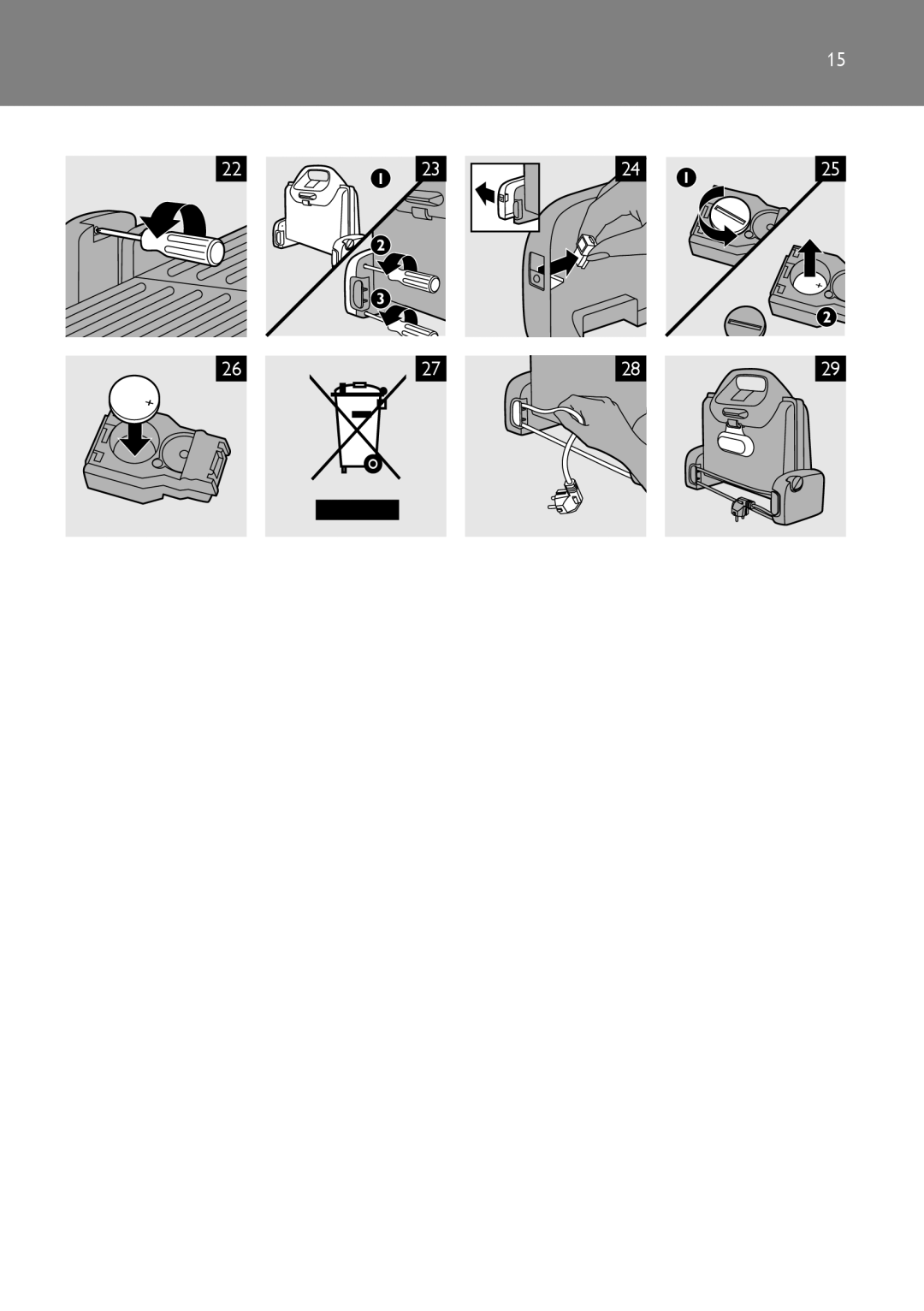 Philips L282, L298, L284, L283, L1700, L281, L1701, L1702 manual 2627 2829 