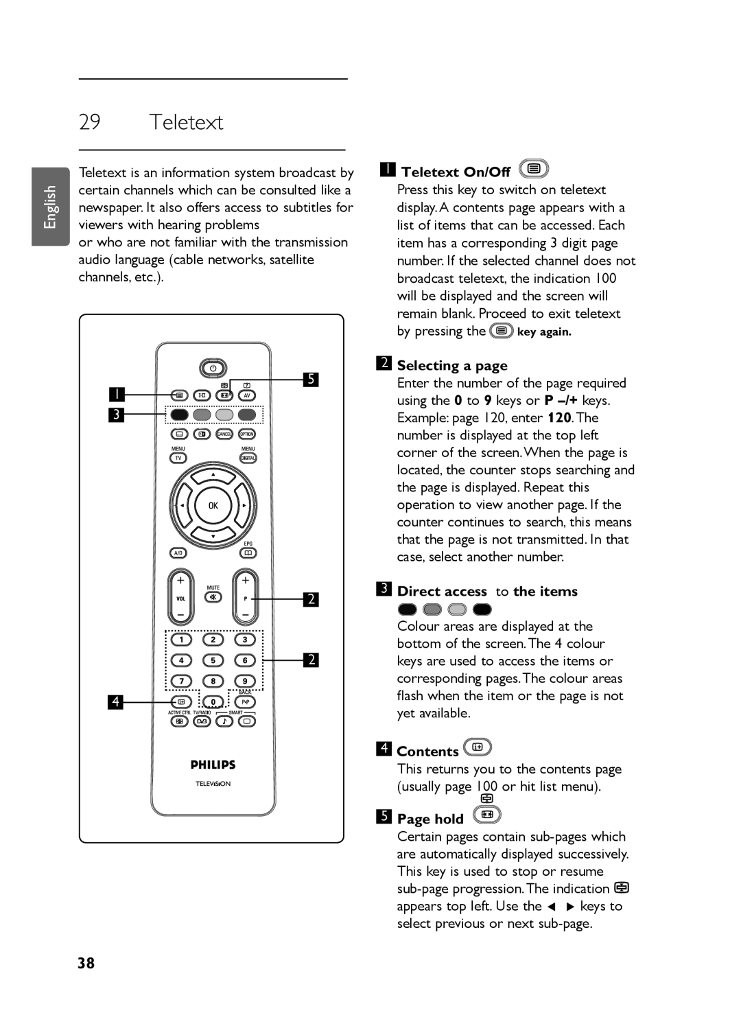 Philips LC07 DVB DFU manual Teletext 