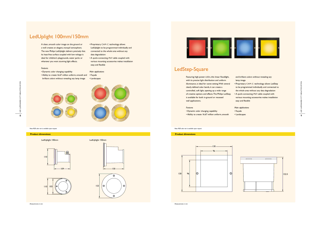 Philips LED Luminaires manual LedStep-Square 