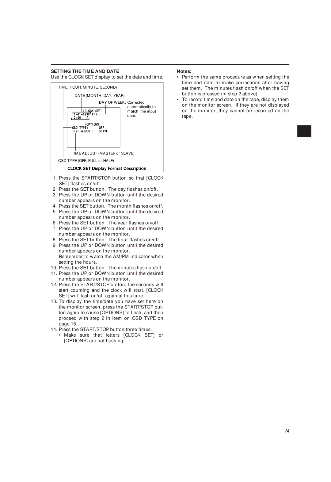 Philips LTC 3963/51 manual Time HOUR, MINUTE, Second Date MONTH, DAY, Year 