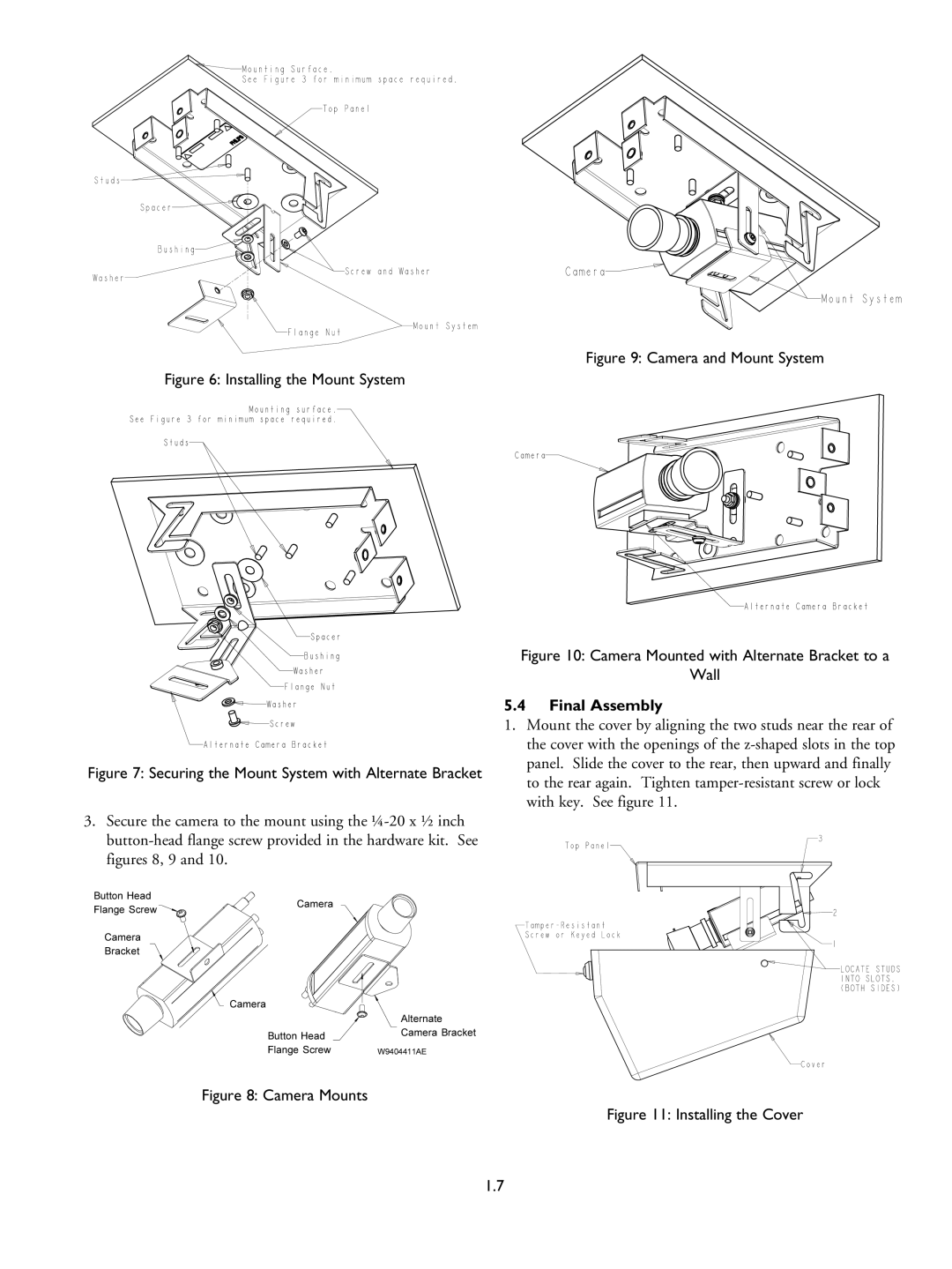 Philips LTC 9405 installation instructions Installing the Mount System, Final Assembly 