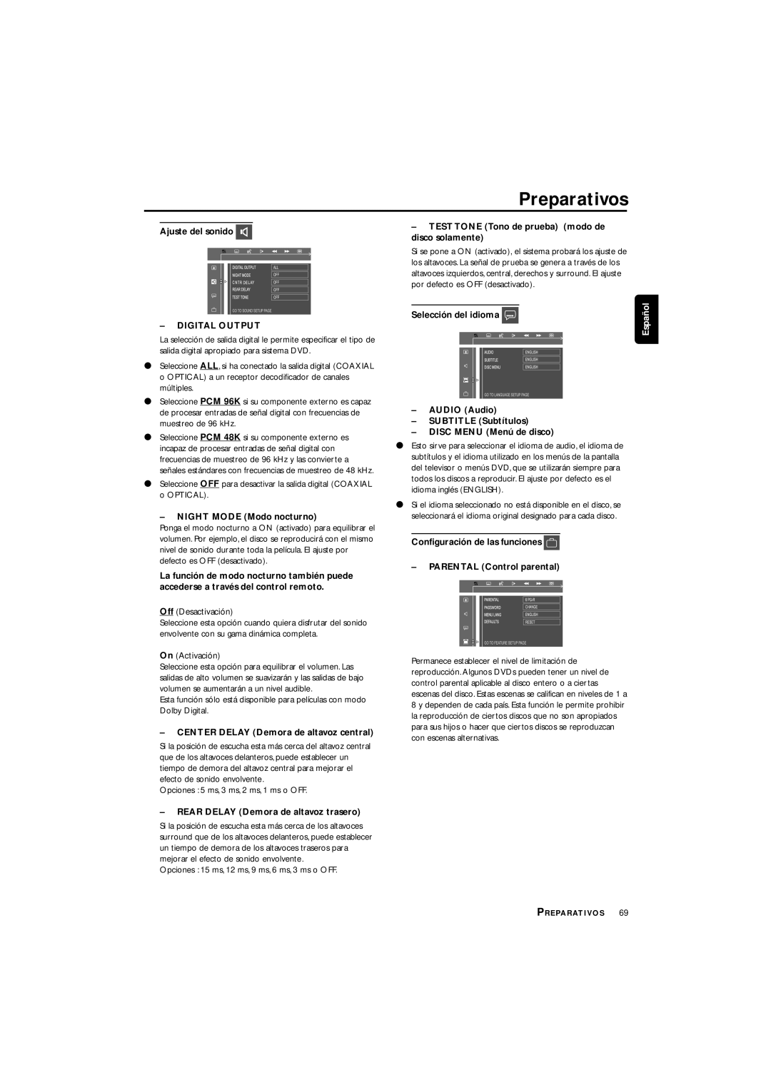 Philips LX3700D manual Digital Output 