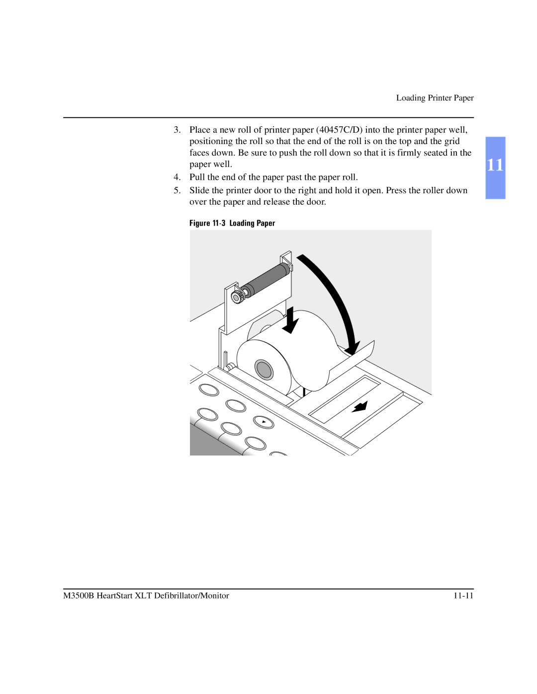 Philips M3500B manual Paper well 