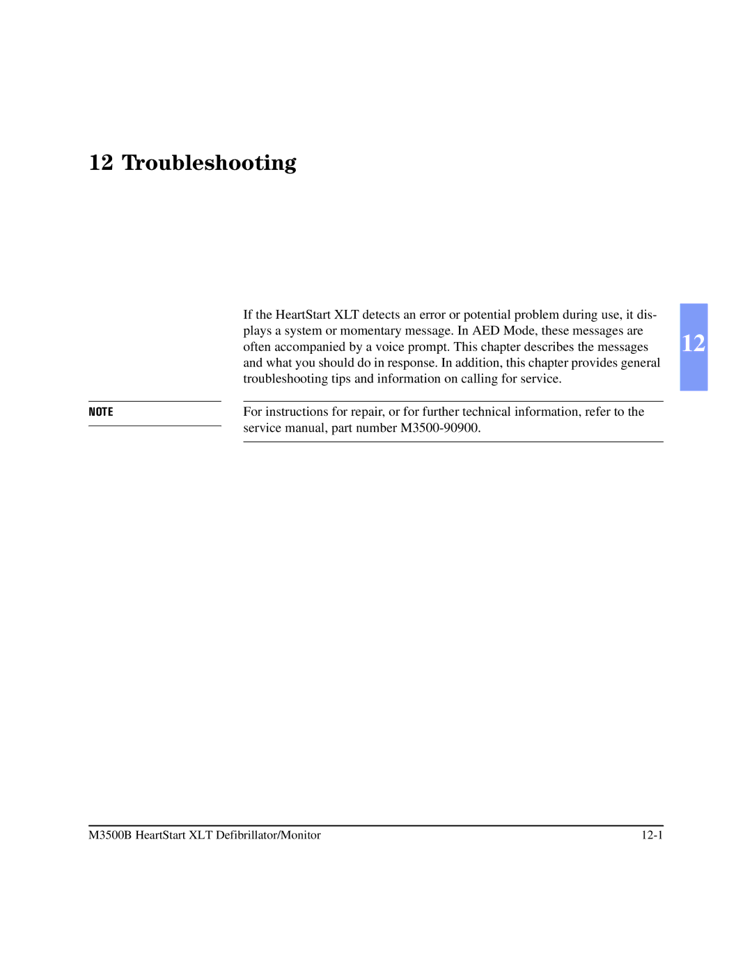 Philips M3500B manual Troubleshooting 