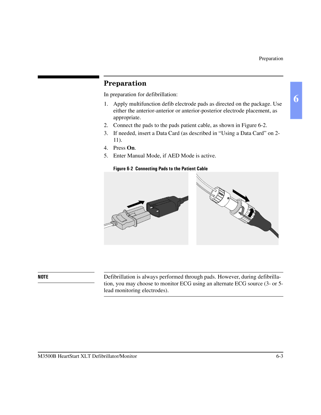 Philips M3500B manual Preparation 