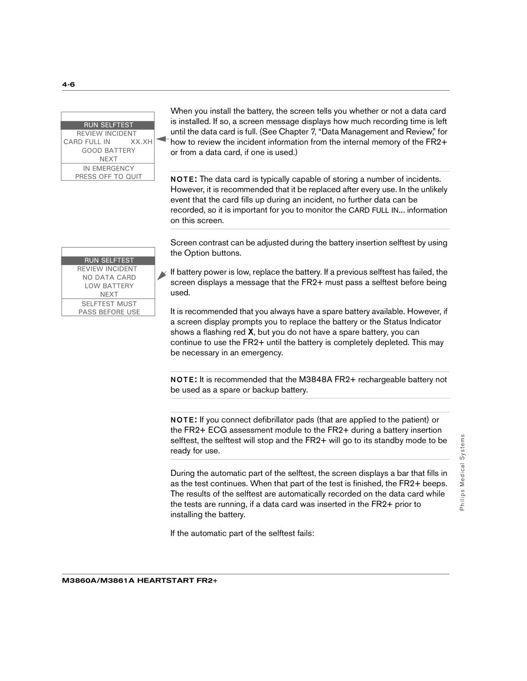 Philips manual M3860A/M3861A Heartstart FR2+ 