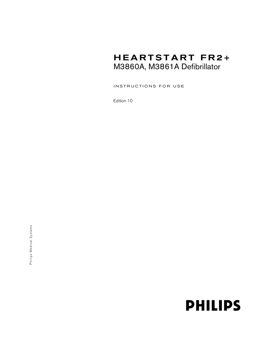 Philips manual A R T S T a R T F R 2 + M3860A, M3861A Defibrillator 