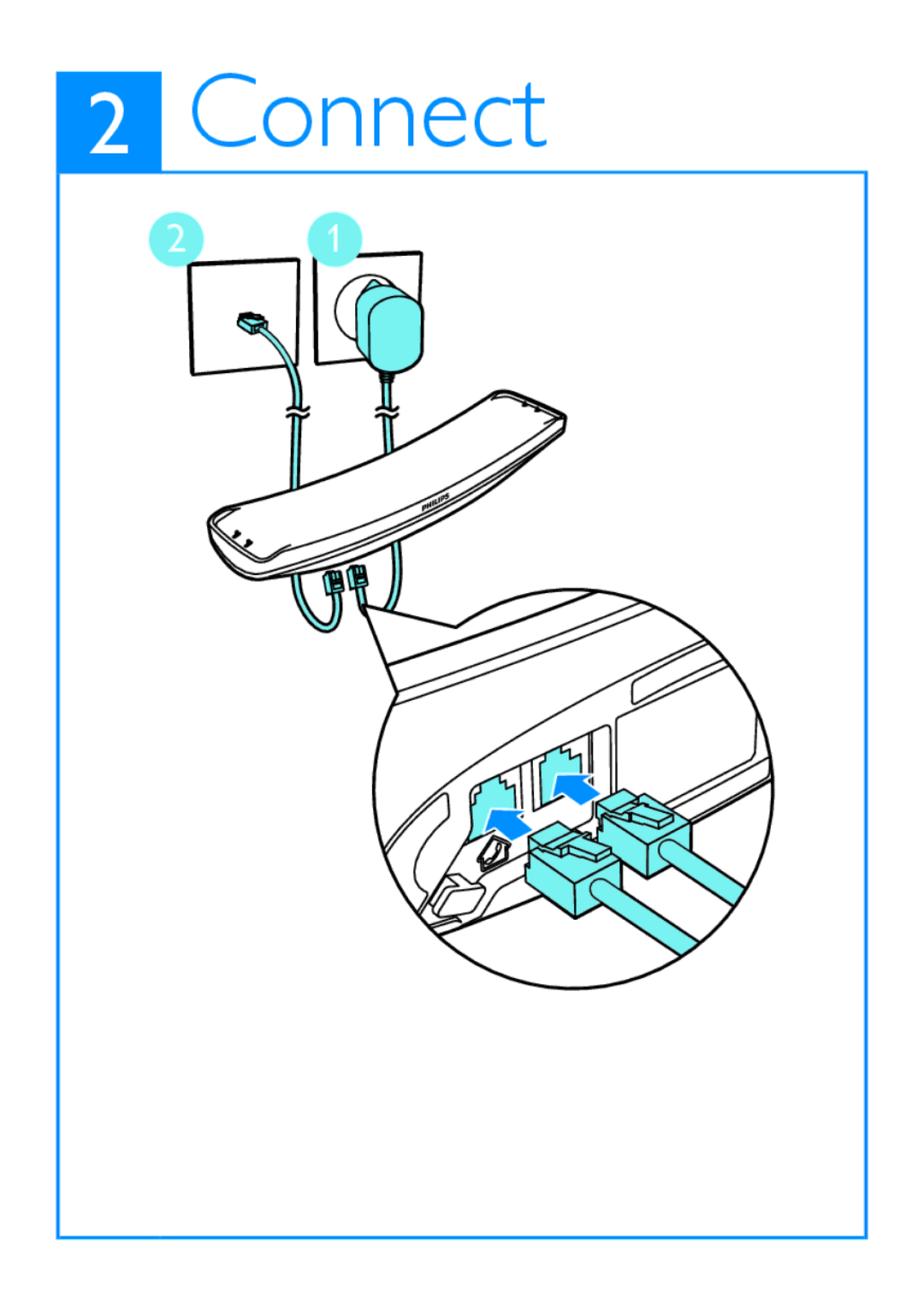 Philips M888 user manual Connect 