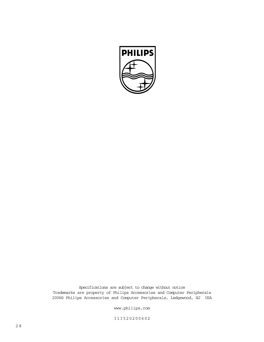 Philips MANT901 user manual 313520200602 