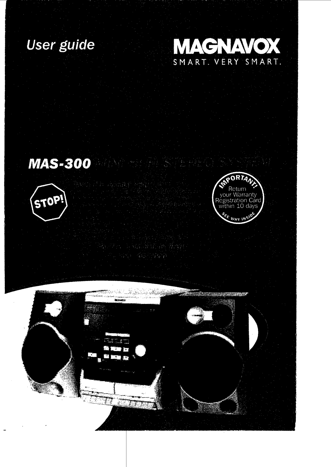 Philips MAS-300 manual 
