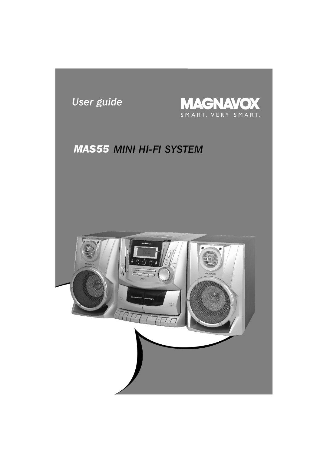 Philips manual MAS55 Mini HI-FI System 