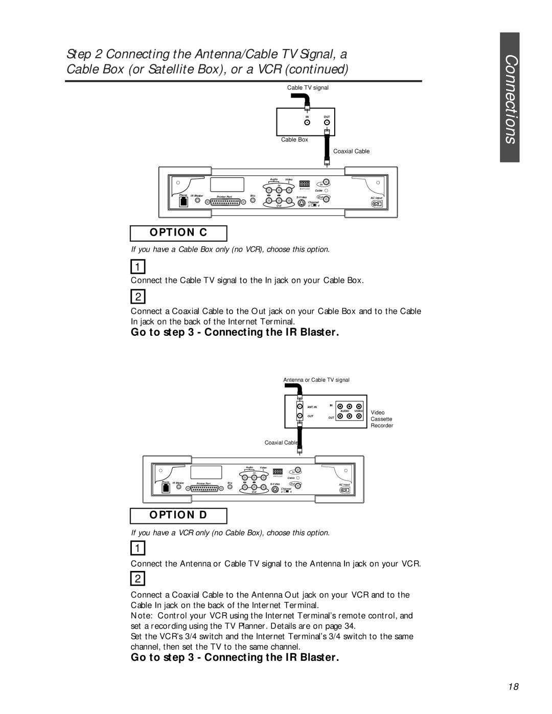 Philips MAT972KB QUG owner manual Option D 