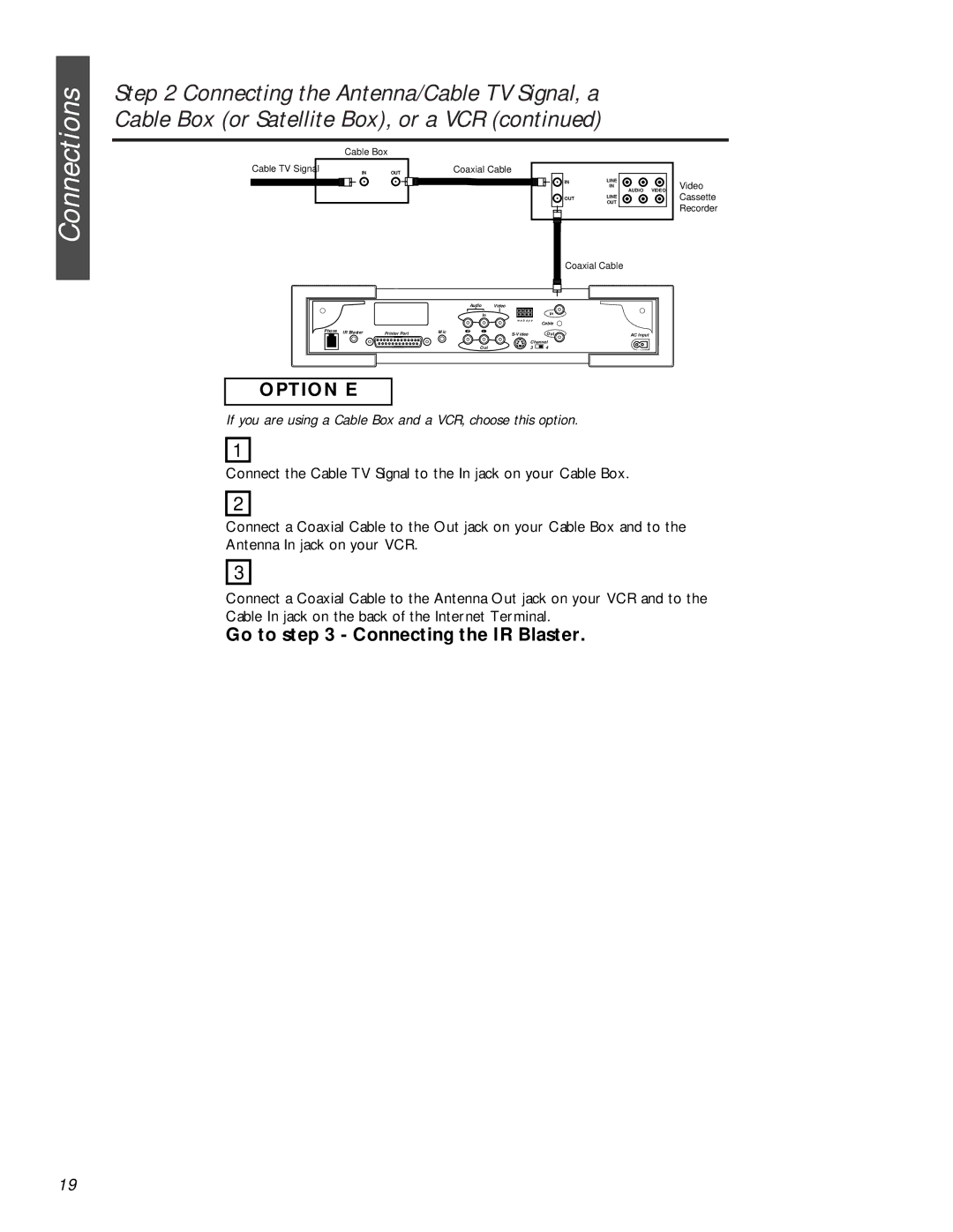 Philips MAT972KB QUG owner manual Option E 