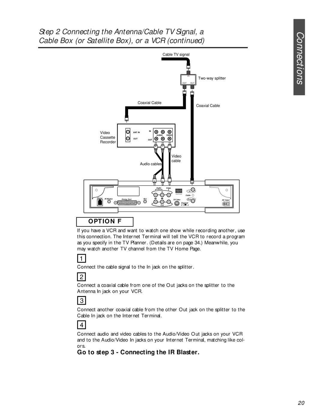 Philips MAT972KB QUG owner manual Option F 