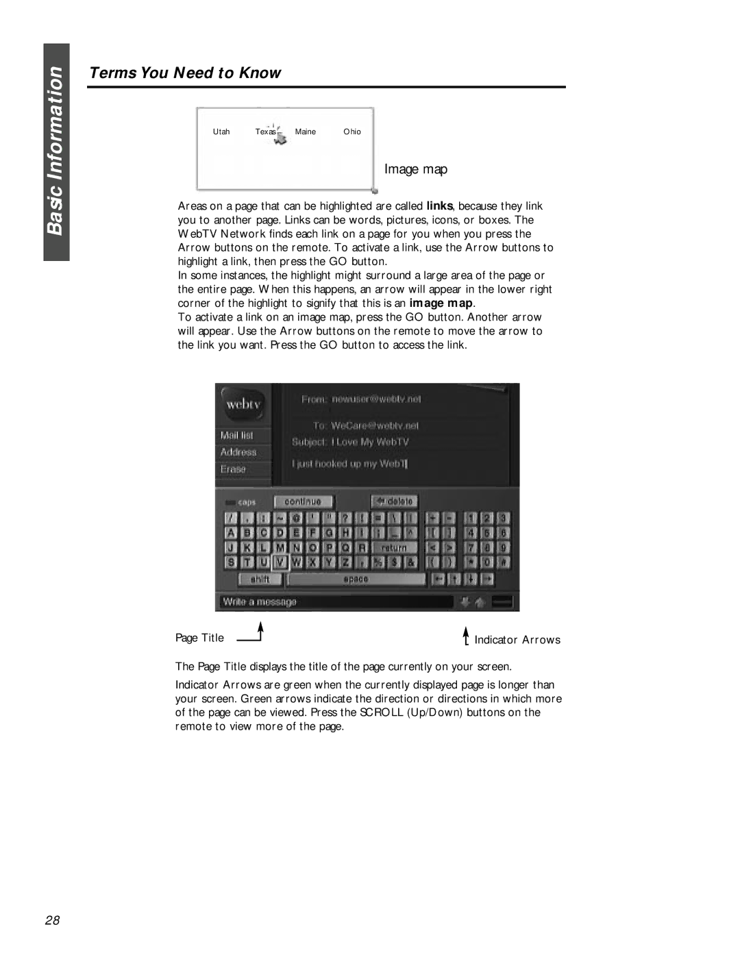 Philips MAT972KB QUG owner manual Terms You Need to Know, Image map 