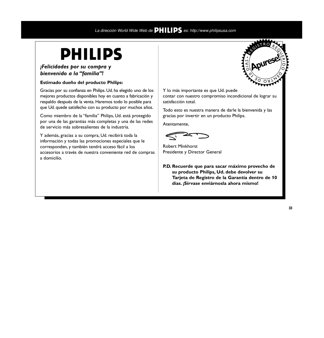 Philips MC 148 manual Apurese 