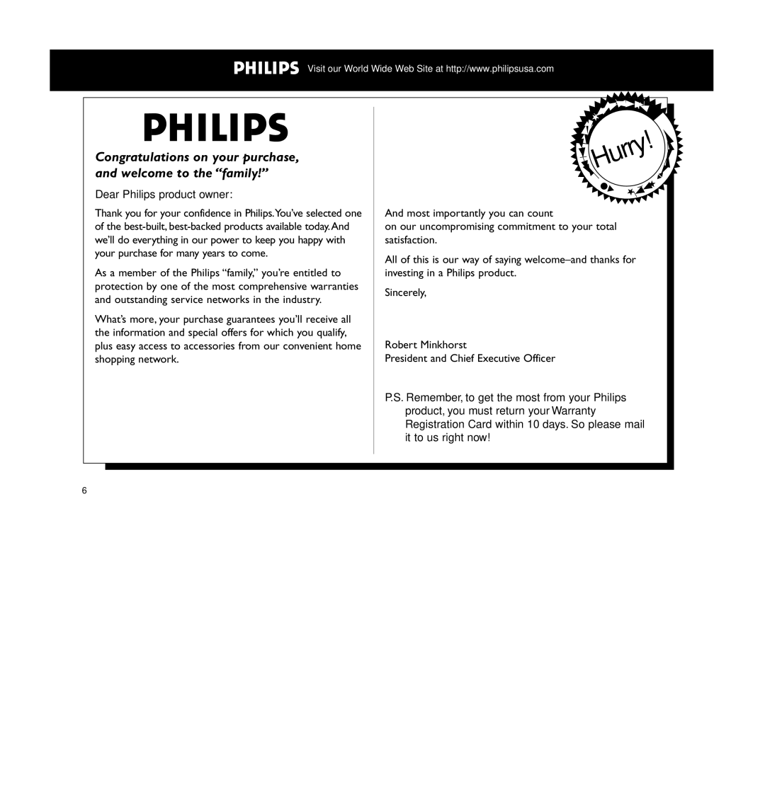 Philips MC 148 manual AHurry 