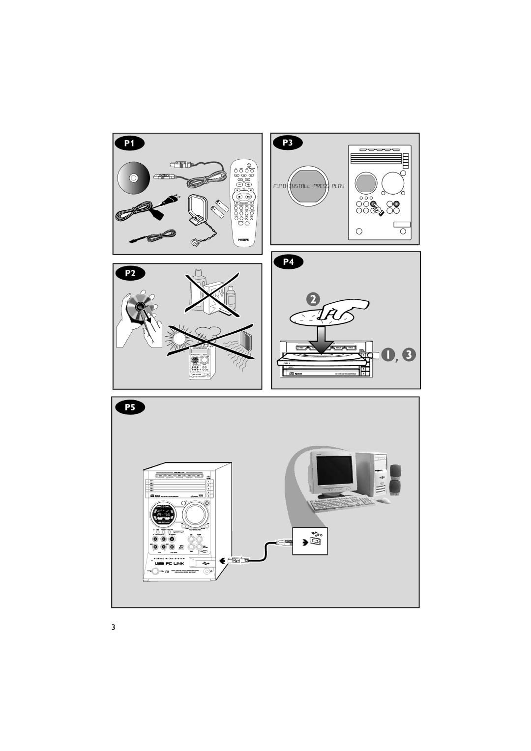 Philips MC M530 manual 