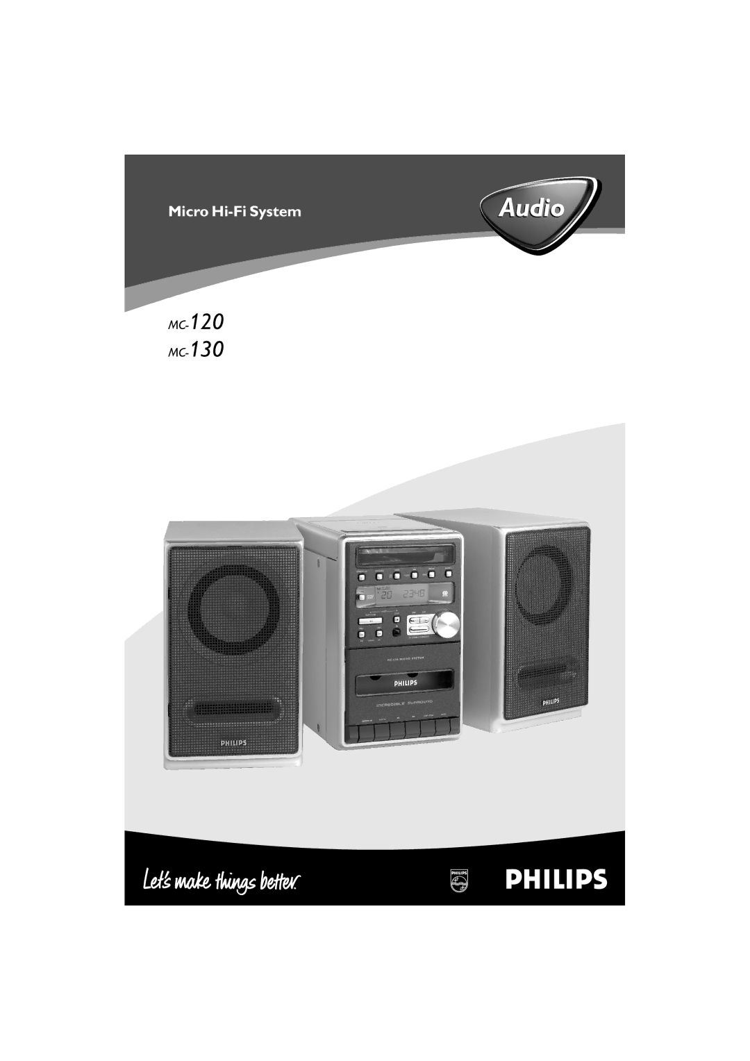 Philips MC120 manual Audio 