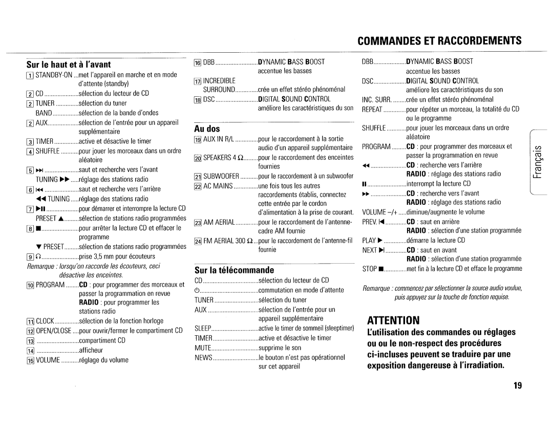 Philips MC165C/37 manual 