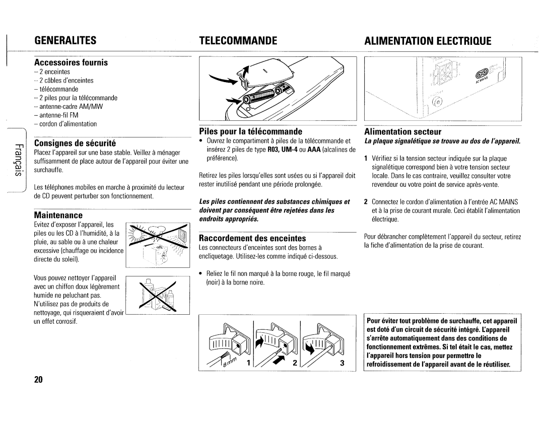 Philips MC165C/37 manual 