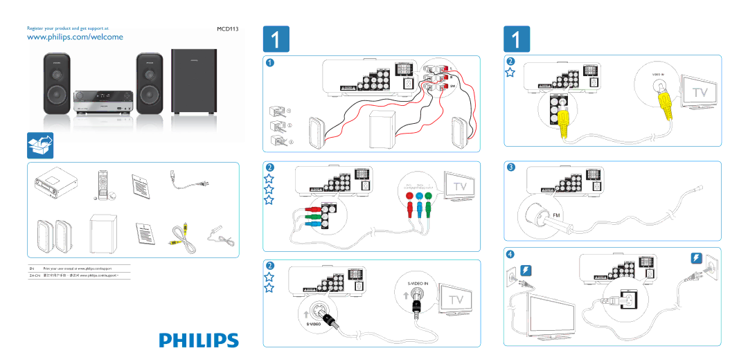 Philips MCD113/93 user manual Video 