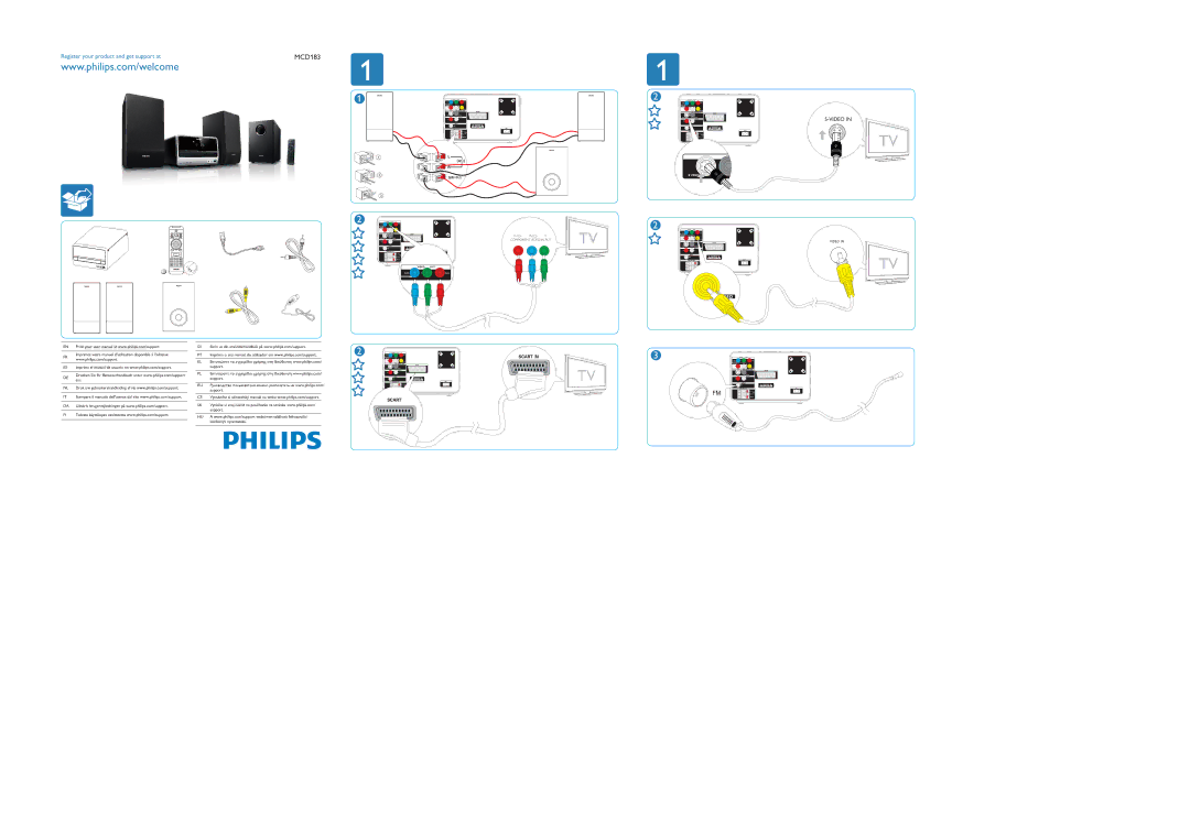 Philips MCD183/12 user manual Video 